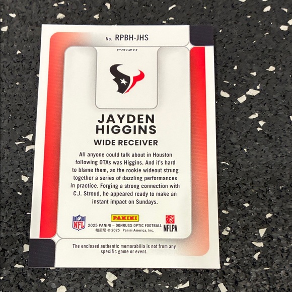 Panini Phenom Rookie Card - Blue/Red - Picture 2 of 2